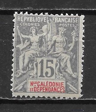 New Caledonia 48 Navigation & Commerce single FOURNIER FORGERY FOR REFERENCE