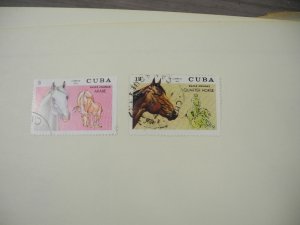 CUBA, 100s & 100s of Stamps mostly hinged on Scott pages