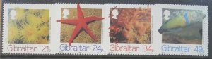 GIBRALTAR 1994 MARINE LIFE SG726/729  UNMOUNTED MINT.