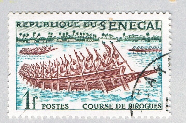 Senegal 203 Used Canoe Race 1961 (BP57024)