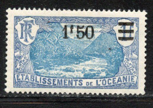 French Polynesia # 68, Mint Hinge remain. CV $ 4.00