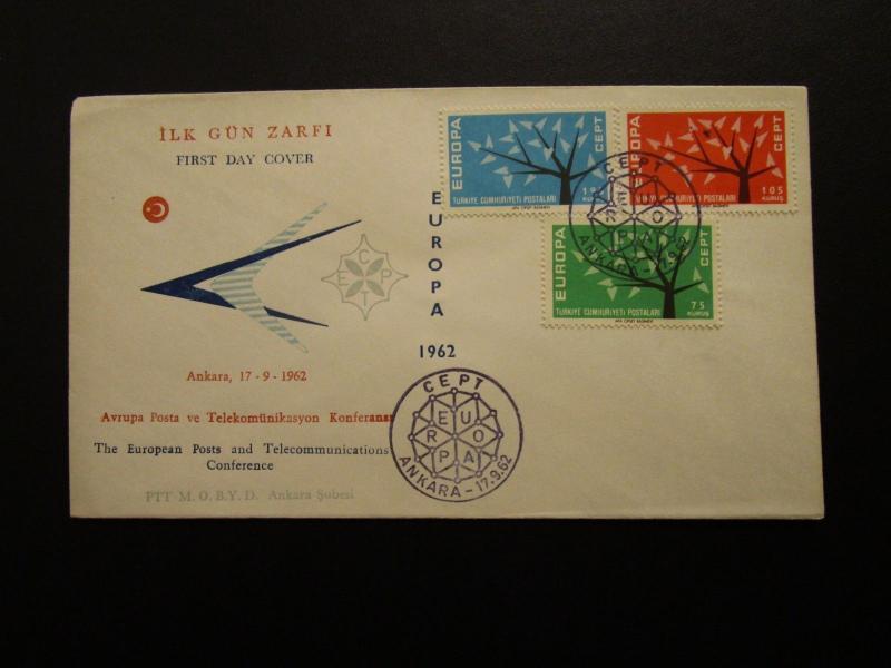 Turkey 1962 Europa Series FDC / PTT Cachet - Z7005