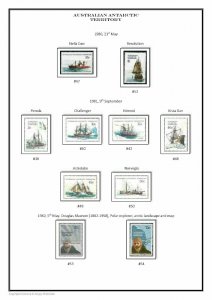 Australia 1850 - 2021 (3 albums) PDF STAMP ALBUM PAGES 