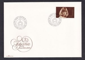 Liechtenstein  #631  FDC 1977  Princess Tatjana