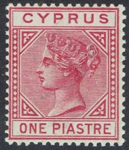 CYPRUS 1882 QV 1PI DIE I WMK CROWN CA