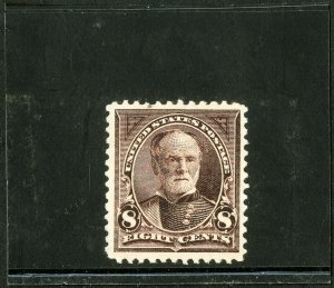 US Stamps # 272 MH Jumbo Huge Stamp. Tiny Natural Inclusion At Top