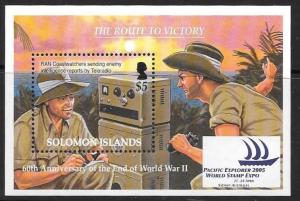 SOLOMON ISLANDS SGMS1124  2005 END OF WORLD WAR II MNH