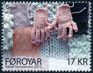 Faroe Islands 2015 SEPAC - Knitting SG728 MNH