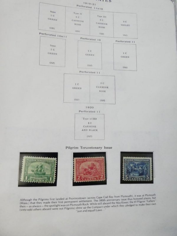 EDW1949SELL : USA Nice, all Mint Starter collection on pages between 1909-1961.