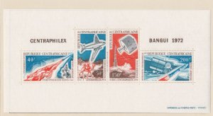 Central Africa # C98a, CENTRAPHILEX, Souvenir Sheet, Mint NH, 1/2 Cat.