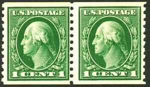 U.S. #452 MINT PAIR OG NH