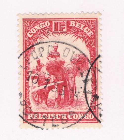 Belgian Congo  #147 Used Elephants (B0225)