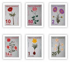 Turkey 2019 MNH Official Stamps Flowers