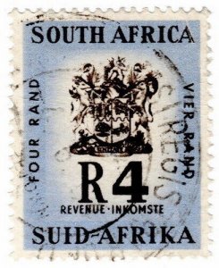 (I.B) South Africa Revenue : Duty Stamp R4 (1961)