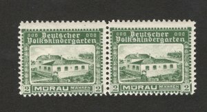 Austria Mürau Mirov Czech Republic -POSTER STAMP-DEUTSCHER VOLKSKINDERGARTEN-MNH