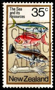 NEUSEELAND NEW ZEALAND [1976] MiNr 0750 ( O/used ) Fische