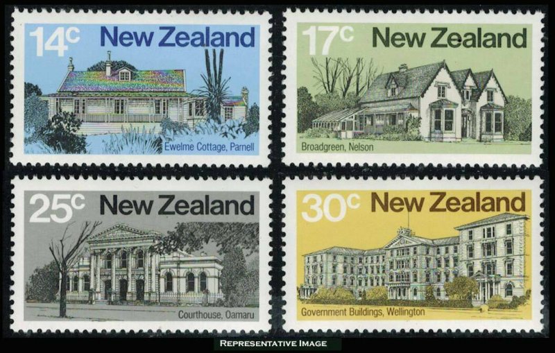 New Zealand Scott 707-710 Mint never hinged.