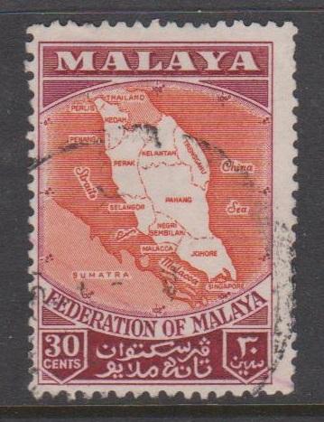 Malaya Federation Sc#83 Used