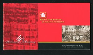 Canada 2032a Home Hardware Anniversary Complete Stamp Booklet MNH 2004