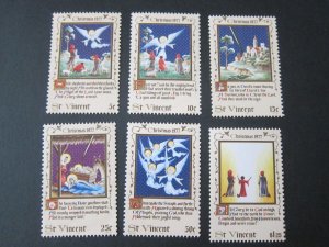 St Vincent 1977 Sc 509-14 set MNH