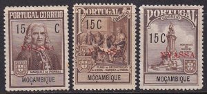 Mozambique (1925) Sc RA1-RA3 mint. See description