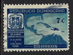 Dominican Republic 363 VFU MAP C693-1