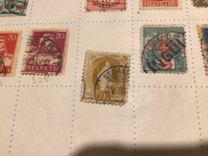 Switzerland mounted mint  and used stamps A10117