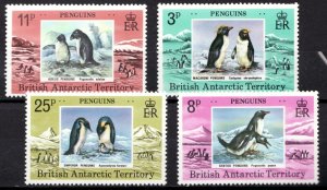 1979 British Antarctic Territory B.A.T. - Sc #72-75 Penguins MNH stamp set Cv$23