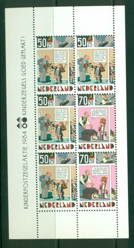 Netherlands #B610a (1984 Child Welfare sheet) VFMNH  CV $4.00