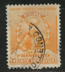 Peru  Scott 150 used 1896-1900 stamp