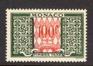 Monaco J38A` Mint Never Hinged F808