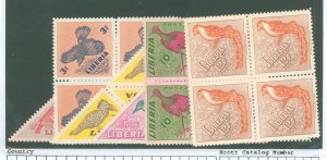 Liberia #341-6 Mint (NH) Single (Complete Set)