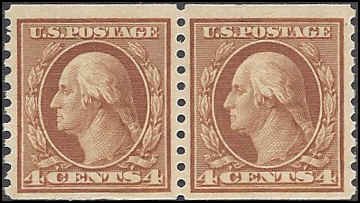 495 Mint,OG,NH... Pair... SCV $50.00