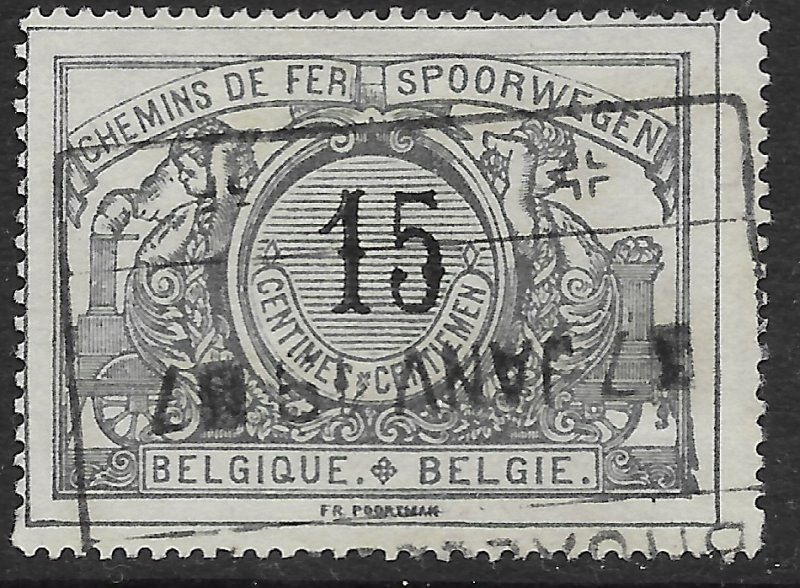 Belgium Q17 used.  Railway Stamp