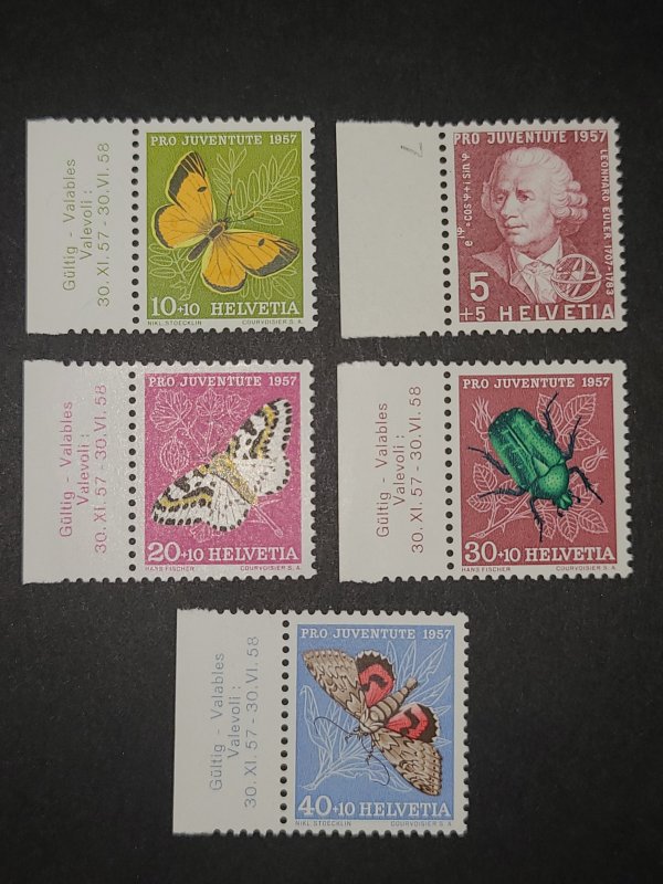 Switzerland #B267-71 MNH Complete Set