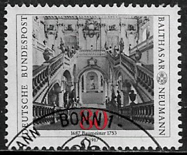 Germany #1497 Used Stamp - Archbishop's Residence