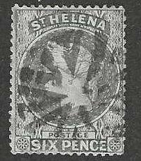 St Helena 6  Perf 14 Wmk 1 Used SCV$60.00
