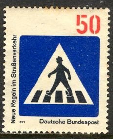 Germany; 1971: Sc. # 1058: *+/MLH Single Stamp