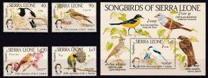 Sierra Leone, Fauna, Birds, J. J Audubon MNH / 1985