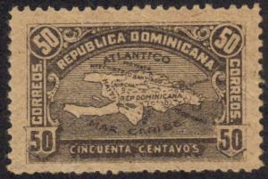 Dominican Rep #118 old map MH