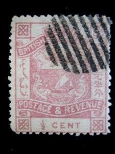 NO. BORNEO - SCOTT# 25 - USED - CAT VAL $21.00