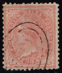 Australia-NSW #52 Queen Victoria; Used (2.50)