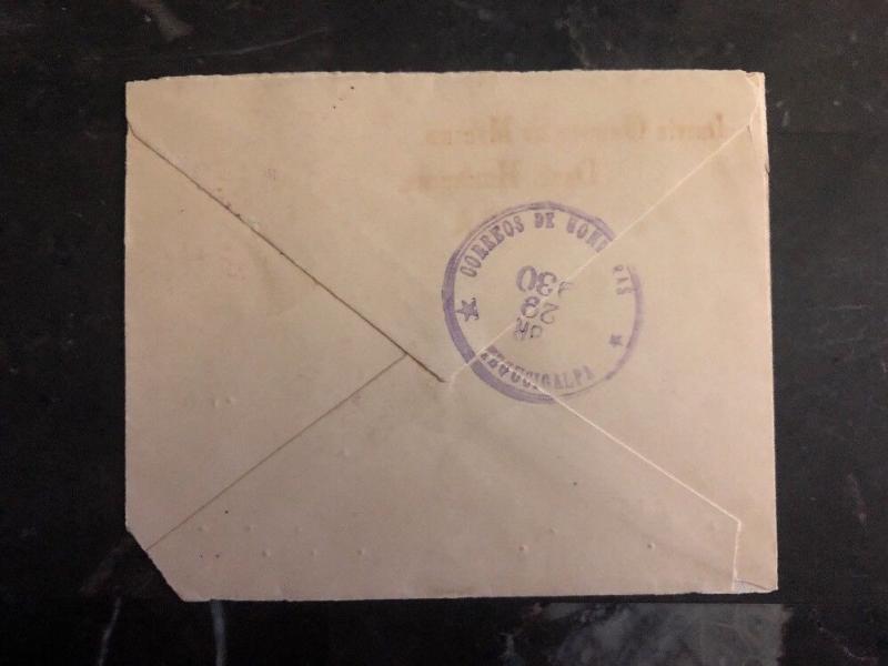 1930 Danli Honduras Cover To Us Steel Products New York USA Via P Cortes