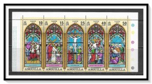 Anguilla #144a Easter Strip MNH