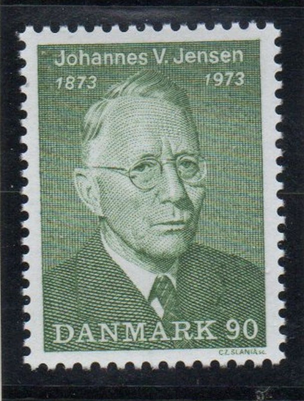 Denmark Sc 517 1973 Jensen stamp  mint NH