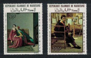 Mauritania Paintings by Jean Ingres 2v 1968 MNH SC#C66+C69 SG#284-285 MI#323-324