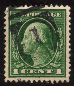 1912 US, 1c, Used, George Washington, Sc 405, Nice centered
