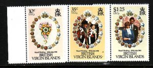 Virgin Is.-Sc#406-8-unused  NH set-Royal Wedding-Princess Diana-id2-1981-