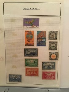 Nicaragua Air Travel stamp page R24459