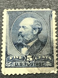 US Stamp Scott# 216 Garfield 1888  Used